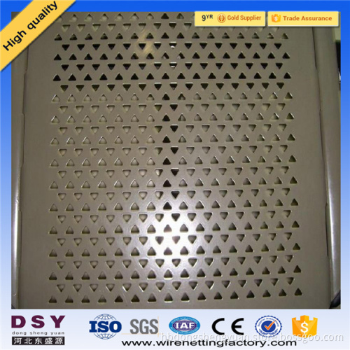 Trade Assurance Factory price 0.8mm electro-galvanzied Perforated metal mesh sheet